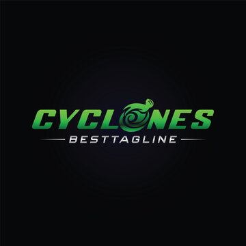 Wheelchair racing With Cyclones Element Logo