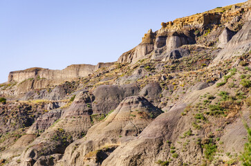Painted Desert at Makoshika State Park in Montana