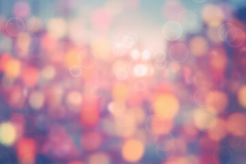 Abstract pastel blurred Bokeh for background