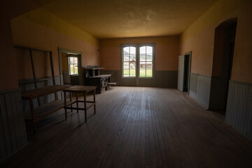 Inside a House at Bannack State Park Ghost Town