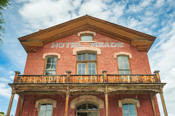 The Hotel at Bannack State Park Ghost Town