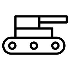military tank line 