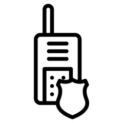 Obraz premium military radio line 