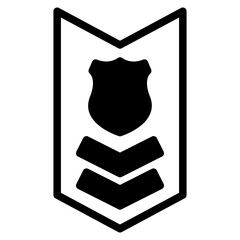 military badge dualtone 