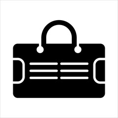 Solid vector icon for business briefcase which can be used various design projects.