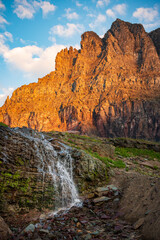 Sunrise at Hidden Lake Overlook at Glacier National Park