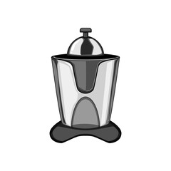 drink juicer kitchen cartoon. healthy fruit, food machine drink juicer kitchen sign. isolated symbol vector illustration