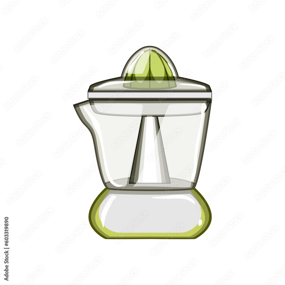 Sticker food juicer kitchen cartoon. machine glass, smoothie blender food juicer kitchen sign. isolated symbol vector illustration