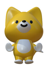 かわいいキツネのキャラクター