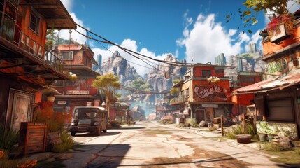 Fototapeta premium Game Environment Art