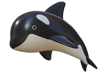 Fototapeta premium かわいいシャチのキャラクター