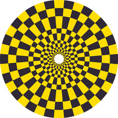 abstract background with yellow circles