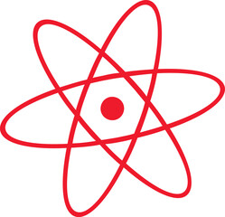 atom symbol on background