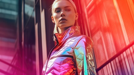 Obraz premium Steet wear fashion. Generative AI