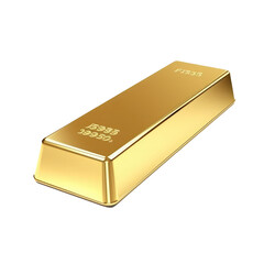 gold saving isolated on white