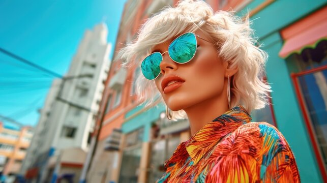 Steet wear fashion. Generative AI