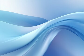 Obraz premium Clean Elegant Modern Business Presentation Background with Wave Flow Element Generative AI 