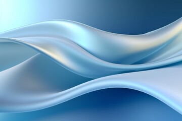 Fototapeta premium Clean Elegant Modern Business Presentation Background with Wave Flow Element Generative AI 