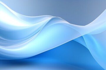 Clean Elegant Modern Business Presentation Background with Wave Flow Element Generative AI 