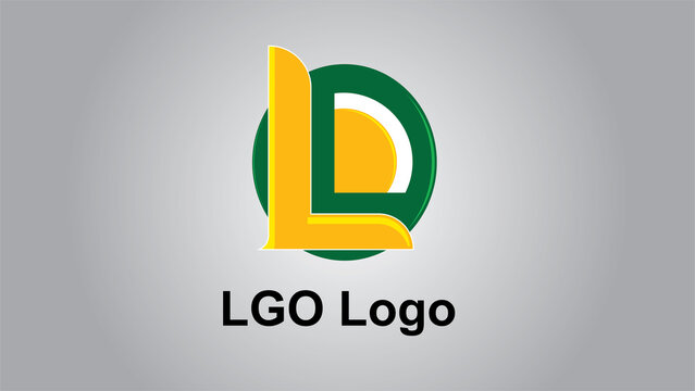 LGO Logo Green and Yellow Color For Company