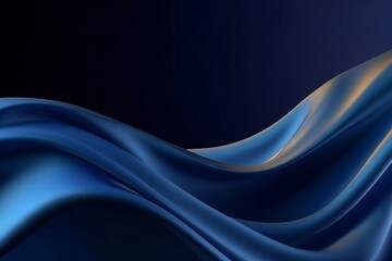 Clean Elegant Modern Business Presentation Background with Wave Flow Element Generative AI 