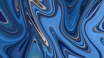 Abstract Liquid Paint. Liquified Picture. Colorful Image. Colorful Paint