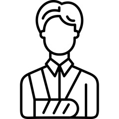 Bandaged Person Icon