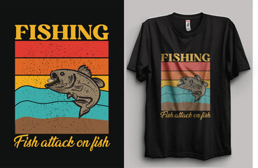 t shirt design with a Fish