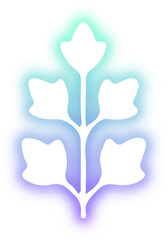 Fototapeta premium Set of Plant neon