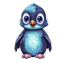 Watercolor Penguin Png Transparent Ai generative