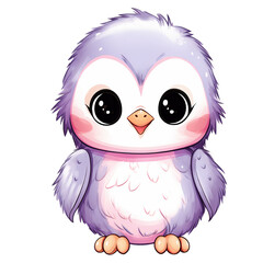 Obraz premium Watercolor Penguin Png Transparent Ai generative