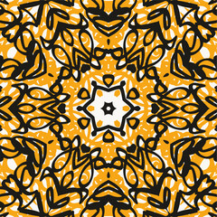 Abstract kaleidoscope background. Beautiful kaleidoscope seamless pattern. Multicolor mosaic texture. Seamless kaleidoscope texture. Unique kaleidoscope design