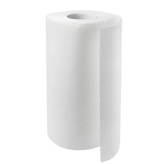 White paper towel roll, cut out