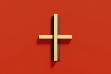 Obraz premium modernist Christian cross design