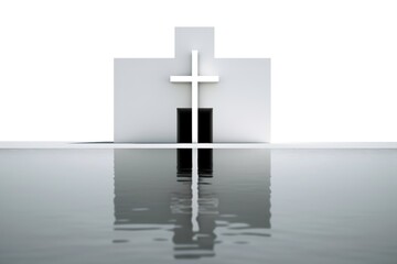 Obraz premium modernist Christian cross design