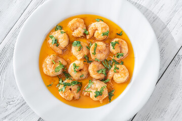 Gambas al ajillo