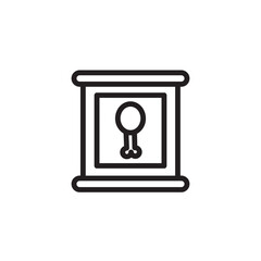 Dog Canned Goods Outline Icon