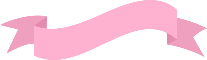 simple soft color ribbon