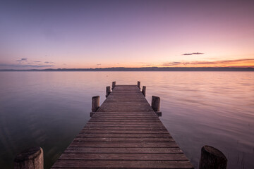 Sonnenuntergang am See