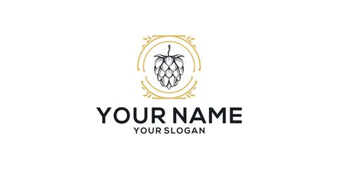 Brewery logo design concept. Universal brewery design.