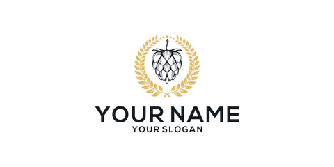 Brewery logo design concept. Universal brewery design.