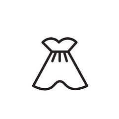Clothes Dress Fashion Outline Icon
