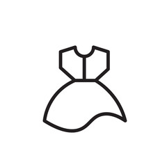 Clothes Dress Girl Outline Icon