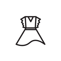 Clothes Dress Fashion Outline Icon