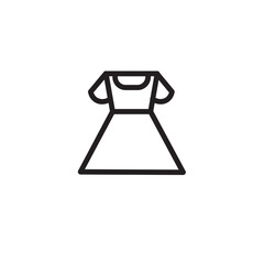 Clothes Dress Fashion Outline Icon