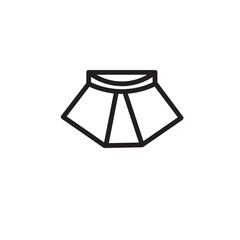 Clothes Outfit Underwear Outline Icon