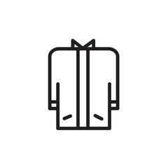 Clothes Jacket Winter Outline Icon
