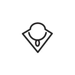 Clothing Dress Fashion Outline Icon