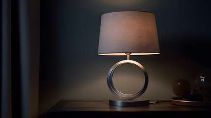 Modern table lamp. Generative AI