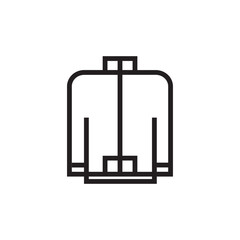 Jacket Style Wear Outline Icon